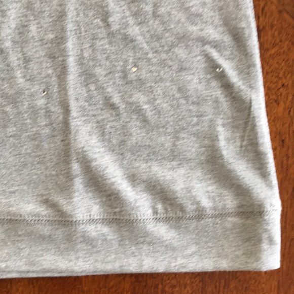 Coral Bay Gray Sparkling 3/4 Sleeve Sweatshirt/ Blouse Top M - Picture 4 of 5